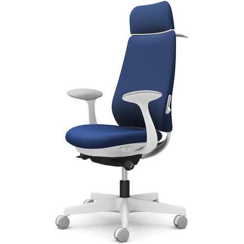 ■OKAMURA ポータム,固定肘,背クッション,EXスタンダードタイプ,ホワイトボディ,ハンガー有,ランバー有,..