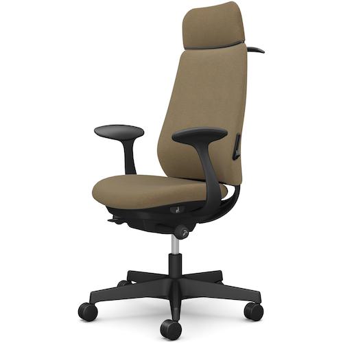 ■OKAMURA ポータム,固定肘,背クッション,EXスタンダードタイプ,ブラックボディ,ハンガー有,ランバー有,ナイロンキャスター〔品番:CF28XSFKY9〕【5854516:0】[送料別途見積り][法人・事業所限定][外直送][店頭受取不可]