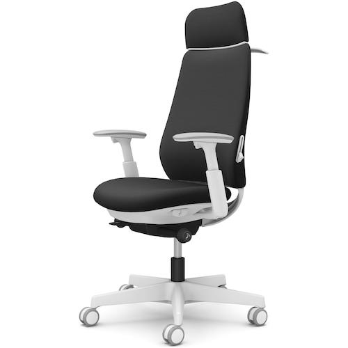 ■OKAMURA ポータム,可動肘,背クッション,EXスタンダードタイプ,ホワイトボディ,ハンガー有,ランバー有,ウレタンキャスター〔品番:CF88ZZFSF1〕【5854672:0】[送料別途見積り][法人・事業所限定][外直送][店頭受取不可]