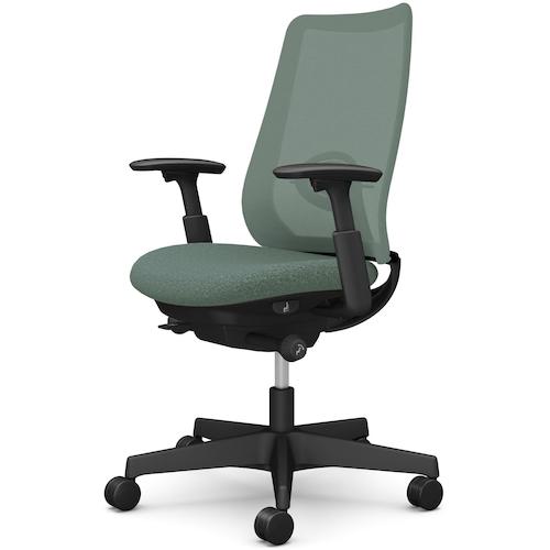 ■OKAMURA ポータム,可動肘,背メッシュ,スタンダードタイプ,ブラックボディ,ハンガー無,ランバー有,ナイロンキャスター〔品番:CF81XSF1K5〕【5856211:0】[送料別途見積り][法人・事業所限定][外直送][店頭受取不可]