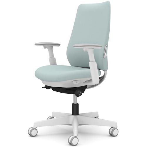 ■OKAMURA ポータム,可動肘,背クッション,スタンダードタイプ,ホワイトボディ,ハンガー無,ランバー有,ウレタンキャスター〔品番:CF83ZZFRU6〕【5857777:0】[送料別途見積り][法人・事業所限定][外直送][店頭受取不可]