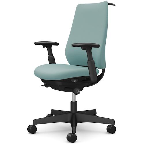 ■OKAMURA ポータム,可動肘,背クッション,スタンダードタイプ,ブラックボディ,ハンガー有,ランバー無,ナイロンキャスター〔品番:CF84XRFSG7〕【5857794:0】[送料別途見積り][法人・事業所限定][外直送][店頭受取不可]