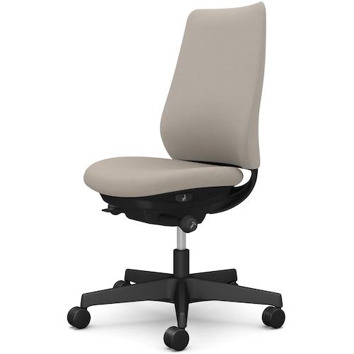 ■OKAMURA ポータム,肘なし,背クッション,スタンダードタイプ,ブラックボディ,ハンガー無,ランバー無,ウレタンキャスター〔品番:CF13ZRFKY7〕【5858983:0】[送料別途見積り][法人・事業所限定][外直送][店頭受取不可]