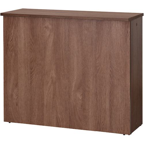 ■アールエフヤマカワ ハイカウンター W1200×D450 DMJウォルナット2〔品番:RFHC1200DM2〕【5859991:0】[法人・事業所限定][外直送元][店頭受取不可]