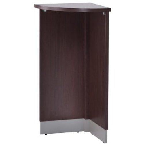 ■アールエフヤマカワ ノルム ハイカウンター コーナー ダーク2〔品番:ZSHHCCND2〕【5860029:0】[法人・事業所限定][外直送元][店頭受取不可]