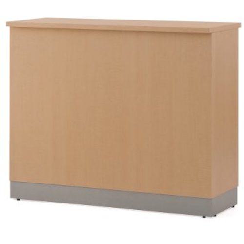 ■アールエフヤマカワ ノルム ハイカウンター W1200×D450 ナチュラル2〔品番:ZSHHC1200NA2〕【5860031:0】[法人・事業所限定][外直送元][店頭受取不可]