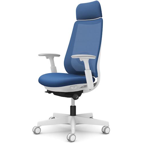 ■OKAMURA ポータム,可動肘,背メッシュ,EXスタンダードタイプ,ホワイトボディ,ハンガー無,ランバー有,ウ..