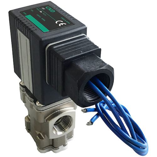 ■CKD 直動式2ポート電磁弁(マルチフィット[[R上]])〔品番:FFB4210A3J3E1〕【5891662:0】[送料別途見積り][掲外取寄][店頭受取不可]