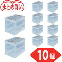 ■TRUSCO 【まとめ買い】オリコン 薄型折りたたみコンテナ 20L ロックフタ付 透明 10個〔品番:TRC20BTM10P〕【5919104:0】[店頭受...