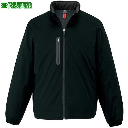 ■アイトス ストレッチ防風ニット防寒ジャケット(男女兼用) AZ10307 ブラック 5L〔品番:AZ103070105L〕【5927069:0】[送料別途見積り][掲外取寄][店頭受取不可]