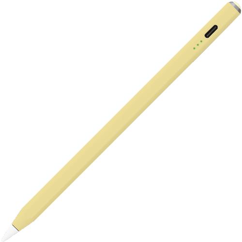 ■ナカバヤシ iPad専用充電式タッチペン ライトイエロー 〔品番:TPEN001Y〕【5939418:0】[店頭受取不可]