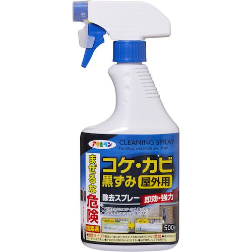■アサヒペン コケ・カビ・黒ずみ除去スプレー 500G〔品番:311092〕【5939937:0】[送料別途見積り][掲外..