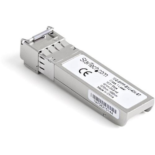 ■スターテック SFP+モジュール/Brocade製10G-SFPP-BXU-40K互換/10GBASE-BX-U準拠/双方向BiDi〔品番:10GSFPPBXU40KST〕【5944528:0】[法人・事業所限定][外直送元][店頭受取不可]