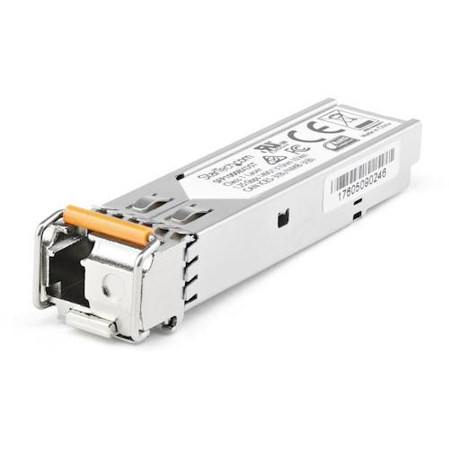 ■スターテック SFPモジュール/Dell EMC製SFP-1G-BX80-U互換/1000BASE-BX-U準拠/双方向BiDi〔品番:SFP1GBX80UES〕【5947679:0】[法人・事業所限定][外直送元][店頭受取不可]