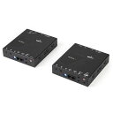 ■StarTech HDMIエクステンダー/4K UHD解像度/Cat 5e 以上/最大100m/HDMIリピーター送受信機セット〔品番:ST12MHDLAN4...