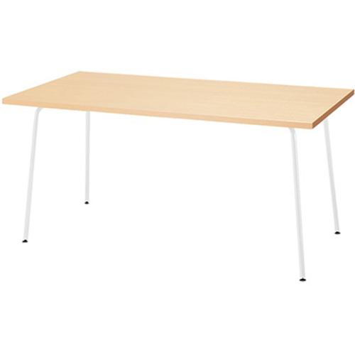 ■NAIKI ミーティングテーブル〔品番:KLPB1575WS〕【5960685:0】[送料別途見積り][法人・事業所限定][外直送][店頭受取不可]