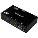 ■StarTech HDMI VGAディスプレイ切替機/2入力1出力/1080p/自動/優先切替機能/2x1 HDMI出力スイッチ〔品番:VS221VGA2HD...