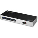 ■StarTech ドッキングステーション/USB-A & USB-C接続/2画面/4K60Hz/HDMI DP/多機能マルチハブ〔品番:DK30A2DH〕【5...