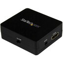 ■StarTech HDMIデジタルオーディオ分離器/2.1ch 3.5mmステレオオーディオ出力/SPDIFアダプター同梱〔品番:HD2A〕【5977943:...