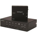 ■StarTech マルチビデオエクステンダー/4K UHD/Cat 5e & 6/HDBaseT対応/最大70m/DP HDMI VGA〔品番:STDHVHD...