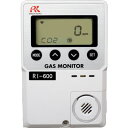 ■理研 簡易定置型二酸化炭素計 RI-600(0-5VOL%)リモートセンサー(10m)AC100V仕様〔品番:RI6000106AC5〕【5978692:0】...