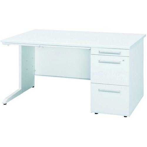 ■トヨスチール 片袖デスク 50SBL-148ARWW ホワイト〔品番:50SBL148ARWW〕【6068617:0】[送料別途見積り][法人・事業所限定][外直送][店頭受取不可]