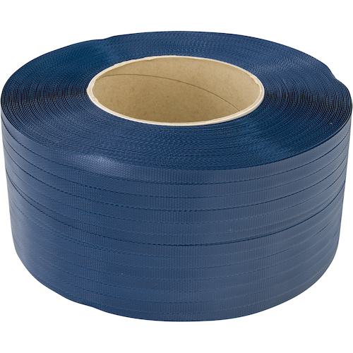 ■積水 梱包機用リサイクルPPバンド エコリターン RX-EC 12X3000m アオ〔品番:12RXECB〕【6072894:0】[店頭受取不可]