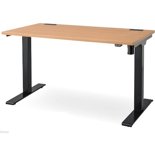 ■IRIS 電動昇降デスク DSDシリーズ KM307 W1400 ブラック〔品番:NDSDH147GBKM307〕【6078058:0】[送料別途見積り][法人・事業所限定][外直送][店頭受取不可]