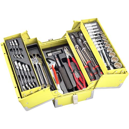 ■TONE ツールセット(レモンイエロー)〔品番:TSH430LY〕【6090365:0】[法人・事業所限定][外直送元][店頭受取不可]