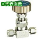■Fujikin SUS鋼製ニードルバルブ 4.9MPa FUH-95 FINE series PURE〔品番:FUH959.52〕【6093491:0】[送料...