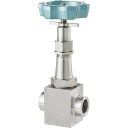 ■Fujikin 一般調整CV値3.6 SUS鋼製ニードルバルブ プロペラナット付 3.92MPa UH-14L〔品番:UH14LDR〕【6093492:0】[...
