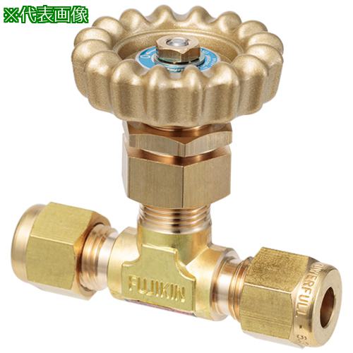 ■Fujikin 黄銅製ミニチュアバルブ 2MPa PDWVP〔品番:PDWVP6.35R〕【6096380:0】[送料別途見積り][法人・事業所限定][外直送][店頭受取不可]