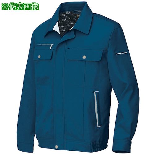 ■アイトス 長袖ブルゾンB(男女兼用)AZ6560 フォレストネイビー×シルバーグレー M〔品番:AZ6560088M〕【6097087:0】[送料別途見積り][掲外取寄][店頭受取不可](4)