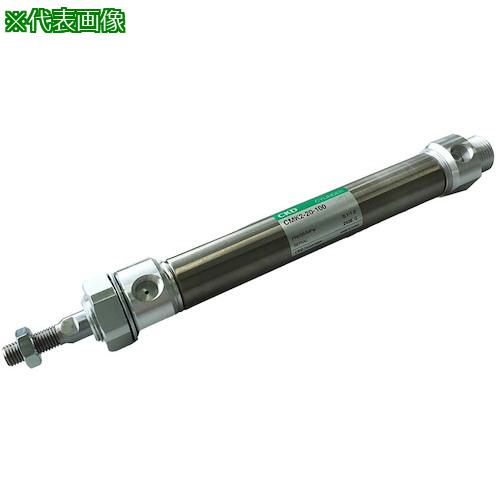 《メーカー》CKD（株）《品番》CMK2-00-20-150-T2V-H-Y《特長》●一般形シリンダの中で中口径（φ20〜40mm）のシリーズで、無給油・高耐食・長寿命なシリンダです。●シリーズオプションがジャバラ付、ロッド材質変更など様々なオプションが豊富なカシメタイプのシリンダです。●シリンダチューブにステンレス材を使用し、耐食性を高めたシリンダです。●シリンダスイッチ（無接点、2線式）1個付です。《用途》●一般用途に（要ステンレスチューブ環境）《仕様》●チューブ内径(mm):20●ストローク(mm):150●配管ポート口径:Rc1/8●取付支持形式:基本形●チューブ内径(Φ):20●ねじ径:Rcねじ●シリンダスイッチ:無接点2線式1色表示式　1個付●シリンダスイッチ リード線長さ(m):1●付属品:二山ナックル(ピンと座金割りピンは添付)●使用流体:圧縮空気●最高使用圧力(MPa):1●最低使用圧力(MPa):0.1●耐圧力(MPa):1.6●周囲温度(℃):−10〜60(但し、凍結なきこと)●使用ピストン速度(mm/s):50〜500●クッション:ゴムクッション●給油:不要(給油時はタービン油1種ISOVG32を使用)●許容吸収エネルギー(J):0.166●材質(シリンダ本体):ステンレス鋼●材質(ピストンロッド):ステンレス鋼《仕様2》●複動・片ロッド形《原産国（名称）》中国《材質／仕上》《セット内容／付属品》《注意》●本製品はカシメ形のため分解できません。《JANコード》《本体質量》446.0g※こちらの商品は送料無料対象外です。※「送料無料」と表示されても別途送料が必要となりますのでご注意ください。CKD　タイトシリンダ〔品番：CMK2-00-20-150-T2V-H-Y〕[注番:6097656][本体質量：446.0g]《包装時基本サイズ：××》〔包装時質量：〕分類》空圧用品》空圧・油圧機器》エアシリンダ☆納期情報：取寄管理コード(005) メーカー直送品 (欠品の場合有り)