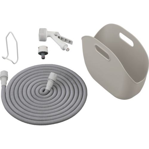 ■IRIS 201324 伸縮ホースポータブルセット 15m ライトグレー〔品番:SHP15H〕【6102736:0】[店頭受取不可]