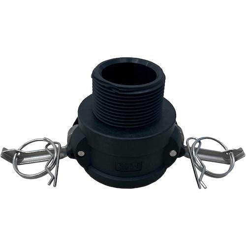 ■IWA 樹脂製 I・LOK(アイロック)レバーカップリング 男ネジカプラー(Type-B)〔品番:37B040PY〕【611621..