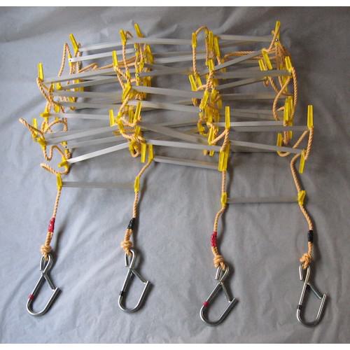 ■八ツ矢 アルミ3列はしご 5m〔品番:12037〕【6192709:0】[送料別途見積り][掲外取寄][店頭受取不可]