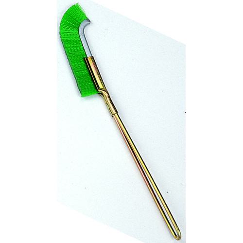 ■八ツ矢 チャンネルブラシJ型 塩ビ〔品番:46219〕【6198993:0】[送料別途見積り][掲外取寄][店頭受取不..