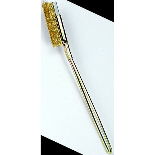 ■八ツ矢 チャンネルブラシI型 真鍮〔品番:46216〕【6199055:0】[送料別途見積り][掲外取寄][店頭受取不..