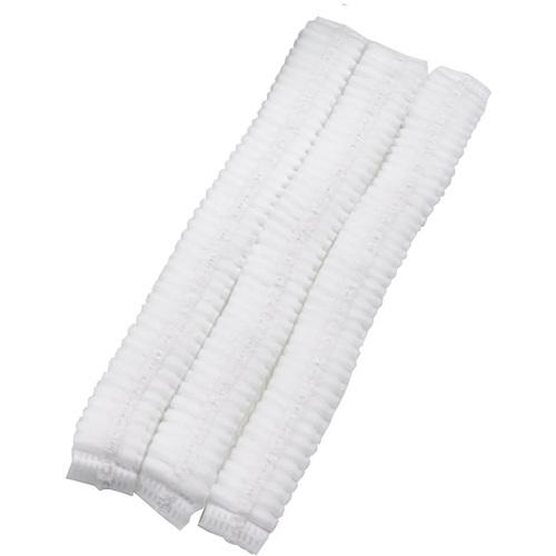 ■橋本クロス モブキャップ ホワイト フリーサイズ 100個×10袋入〔品番:HCMC1000W〕【6212894:0】[送料別途見積り][掲外取寄][店頭受取不可]