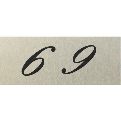 ■光 テーブルナンバー 69 アルミ製〔品番:CX69〕【6231790:0】[送料別途見積り][掲外取寄][店頭受取不可]