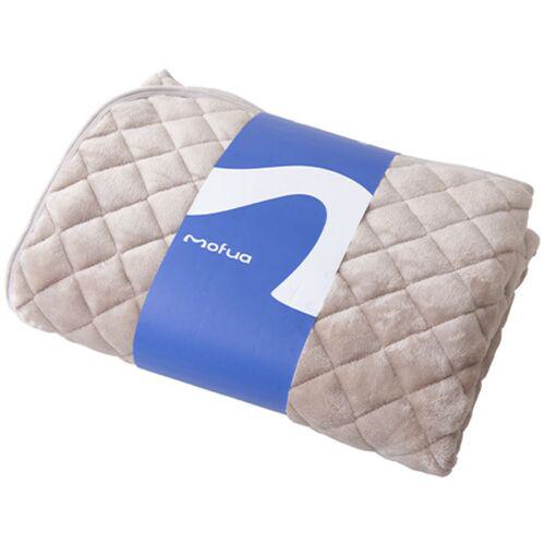 ■グリーンクロス mofua プレミアムマイクロファイバー 敷きパッド SD グレージュ〔品番:6300047612〕【6283120:0】[送料別途見積り][法人・事業所限定][外直送][店頭受取不可]