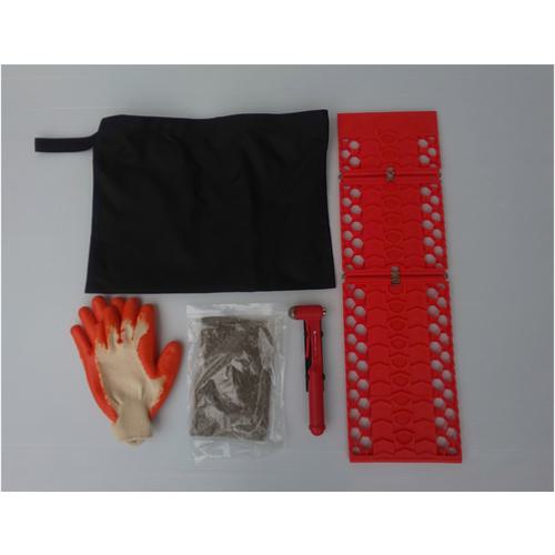 ■コンパル 車の緊急脱出5点セット《8袋入》〔品番:032789〕【6288093×8:0】[送料別途見積り][掲外取寄]..