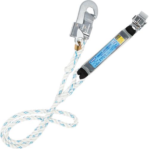 ■TSUYORON フルハーネス用ランヤード シングルランヤード ロープ式 柱上作業用〔品番:THL31R23JANBP〕【6293015:0】[送料別途見積り][掲外取寄][店頭受取不可]