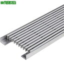 ■カネソウ 樹脂製グレーチング 縦目タイプ 屋内用 把手なし グレー〔品番:PVA11520GRAYTOTTENASHI〕【6293650:0】[法人・事業所限...