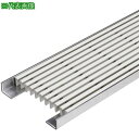 ■カネソウ 樹脂製グレーチング 縦目タイプ 屋内用 把手なし ベージュ〔品番:PVA12520BEIGETOTTENASHI〕【6293664:0】[法人・事業...