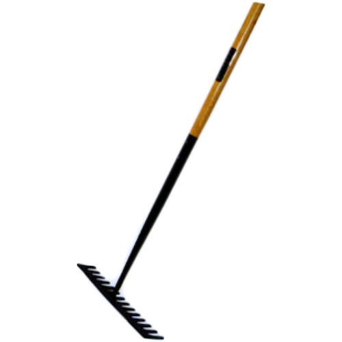 ■グリーンクロス アスファルトレーキ 木柄付〔品番:6300045968〕【6297350:0】[送料別途見積り][法人・..