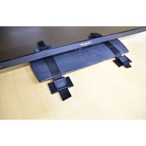 ■ティーエフサービス TV用転倒防止粘着商品 イーピタッとテレビ用 2個入り 耐荷重64kg(2個使用時) 袋詰めタイプ〔品番:EPV64VBF〕【6316233:0】[送料別途見積り][掲外取寄][店頭受取不可]