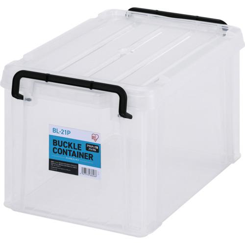 ■IRIS 299234 バックルコンテナ クリア〔品番:BL21PCL〕【6332982:0】[店頭受取不可](3)