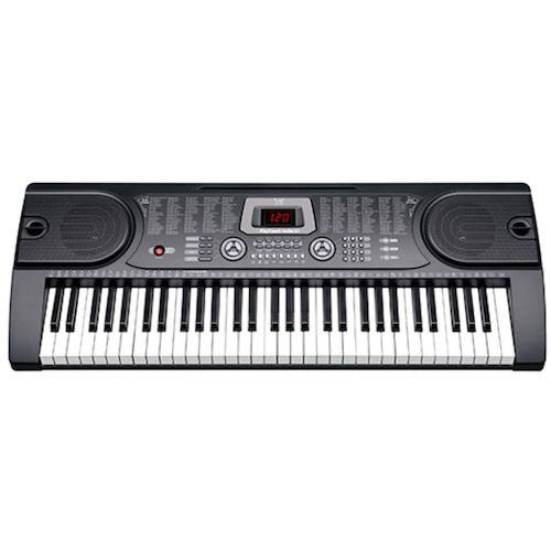 ■グリーンクロス 61キー電子キーボード ガイド機能 音色リズム255種 ヘッドホン可 電池対応〔品番:6300051834〕【6341151:0】[送料別途見...